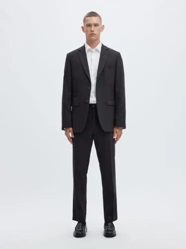 SELECTED HOMME ▫️ Calças em mistura de lã tecida 4