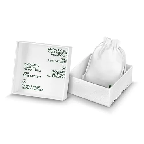 Lacoste ▫️ Pulseira de elos da coleção METROPOLE, decorada com um padrão Petit Piqué – Disponível para homem e mulher 6