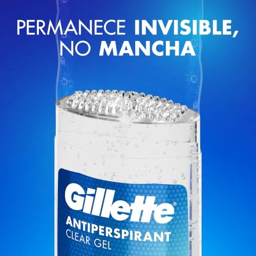 Gillette ▫️ Clear Gel Cool Wave Antitranspirante e Desodorizante para Homem 4x70 ml 6