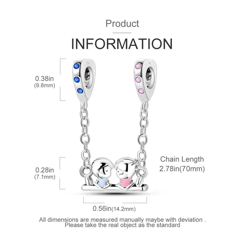 Pandach ▫️ Charms - Pingente para mulher, prata de lei 925, compatível com pulseiras e colares Pandora, compatível com pulseiras europeias para mulheres e meninas C6 4