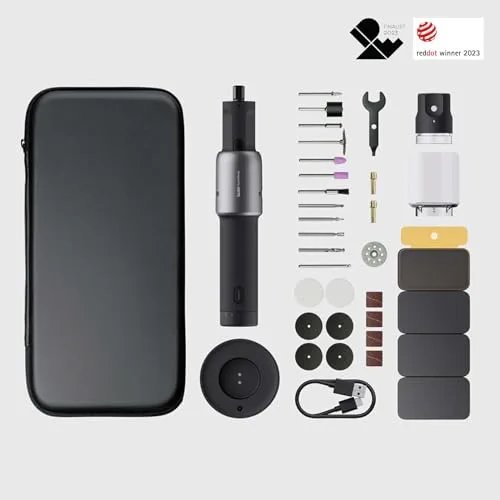 HOTO ▫️ Mini Esmeriladora de 3,6 V com 35 acessórios, Kit Rotativo 6