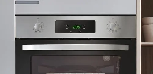 CANDY ▫️ Idea FIDC X696 L, Forno multifunções pirolítico, 70 L, 1 tabuleiro e 1 grelha, ventilador radial, aquálise, convecção + ventilador, 9 funções, comandos PushPull, porta com 3 vidros, aço inoxidável e preto 5