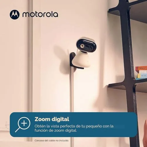 Motorola Nursery ▫️ PIP1200 Monitor de bebés com câmara, unidade dos pais de 2,8 polegadas, comunicação bidirecional, medição da temperatura ambiente, visão noturna por infravermelhos, alcance de 300 m 3