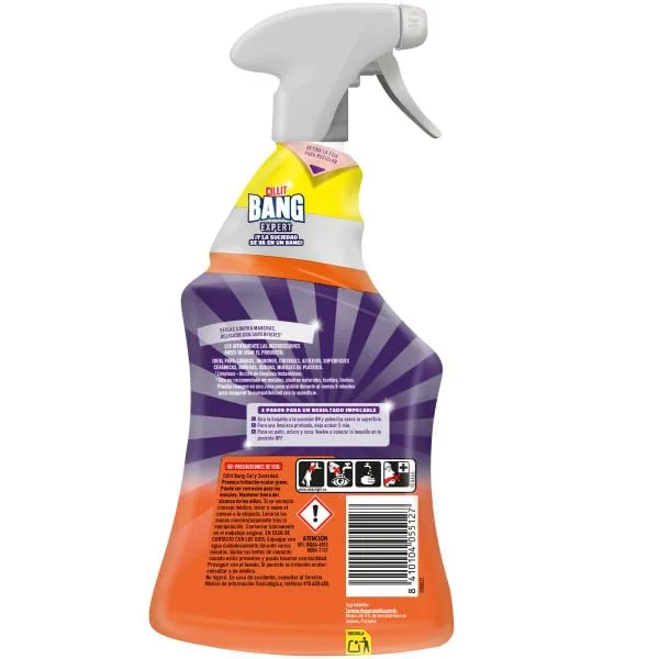 BANG ▫️ Cillit Calcário e Sujeira, potente produto de limpeza para casa de banho e cozinha, em formato de spray – Embalagem de 3 x 1 L, total de 3 L 3
