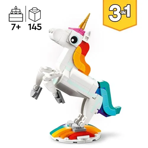 LEGO ▫️ Creator 3 em 1 Unicórnio Mágico 31140 2