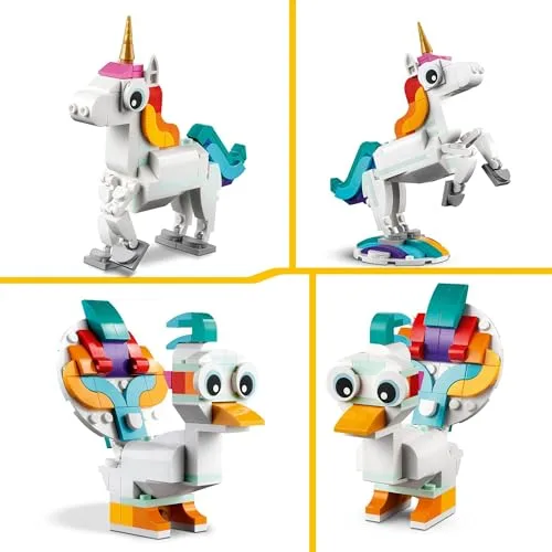 LEGO ▫️ Creator 3 em 1 Unicórnio Mágico 31140 3