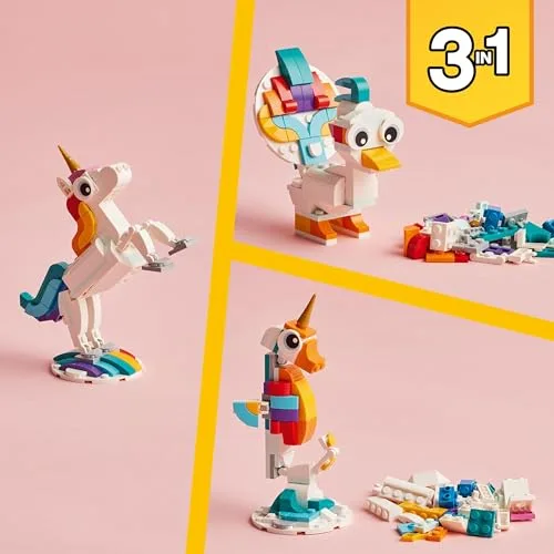 LEGO ▫️ Creator 3 em 1 Unicórnio Mágico 31140 6