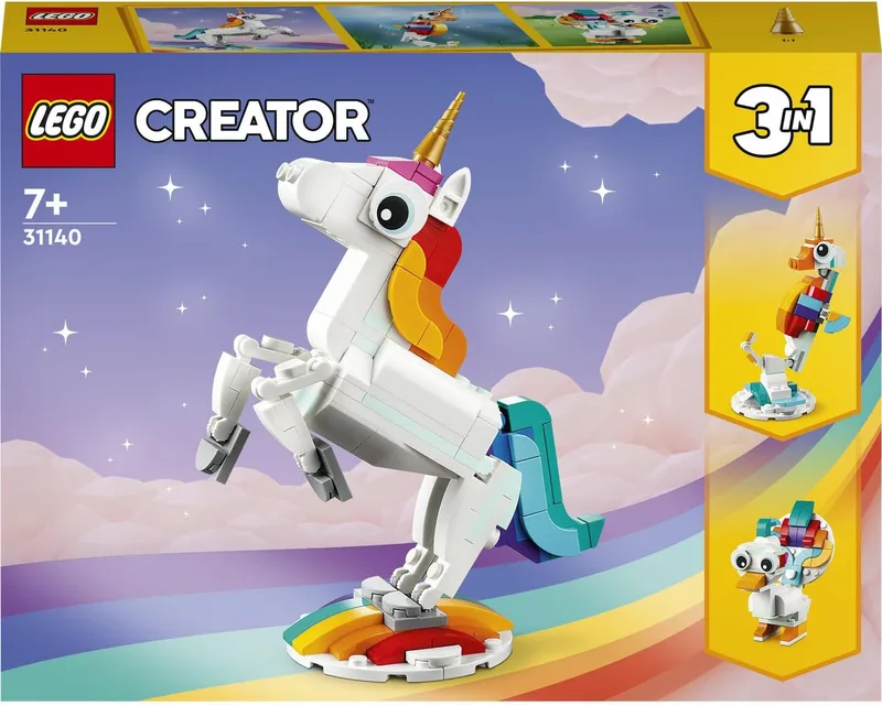 LEGO ▫️ Creator 3 em 1 Unicórnio Mágico 31140