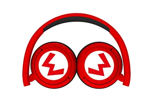 OTL Technologies ▫️ AURICULARES SEM FIOS PARA CRIANÇAS COM LOGÓTIPO DO SUPER MARIO, BLUETOOTH E DOBRÁVEIS 4