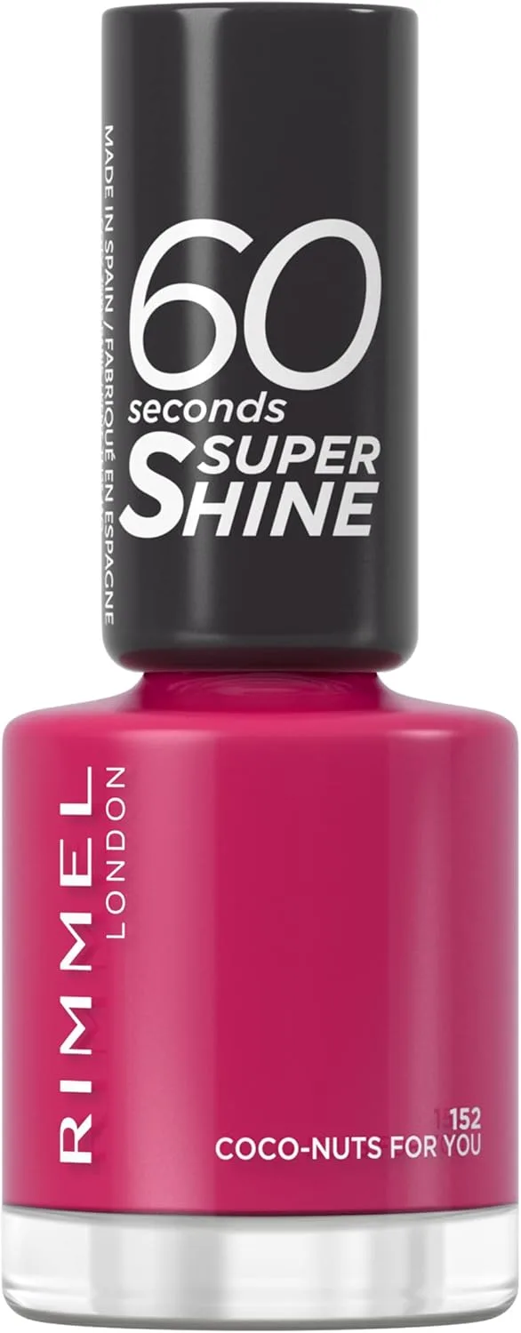 Rimmel London ▫️ 60 Sec, Verniz para unhas, 152 Coco-Nuts For You, 8 ml