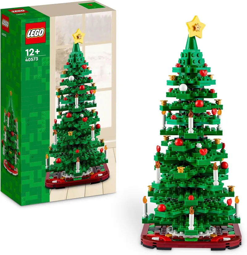 LEGO ▫️ Árvore de Natal – Brinquedo de Construção, Decoração Natalícia para a Sala ou o Quarto, Jogo de Imaginação, Atividades Manuais em Família, Presente para Meninas e Meninos a partir dos 12 Anos 40573