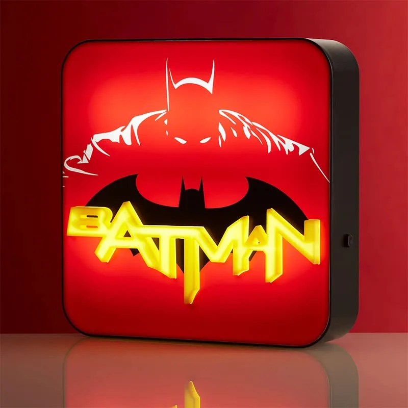 Numskull ▫️ Candeeiro de secretária do Batman para fixar na parede, acessório de iluminação ambiente para o quarto, casa, estúdio, escritório, trabalho, produto oficial do Batman 2