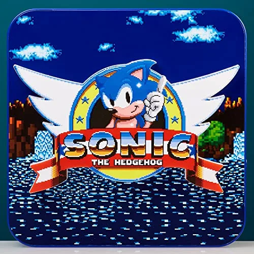 Numskull ▫️ Lâmpada de secretária e de parede Sonic The Hedgehog - Acessório de iluminação ambiente para quarto, casa, estúdio, escritório, local de trabalho - Produto oficial do Sonic The Hedgehog 6