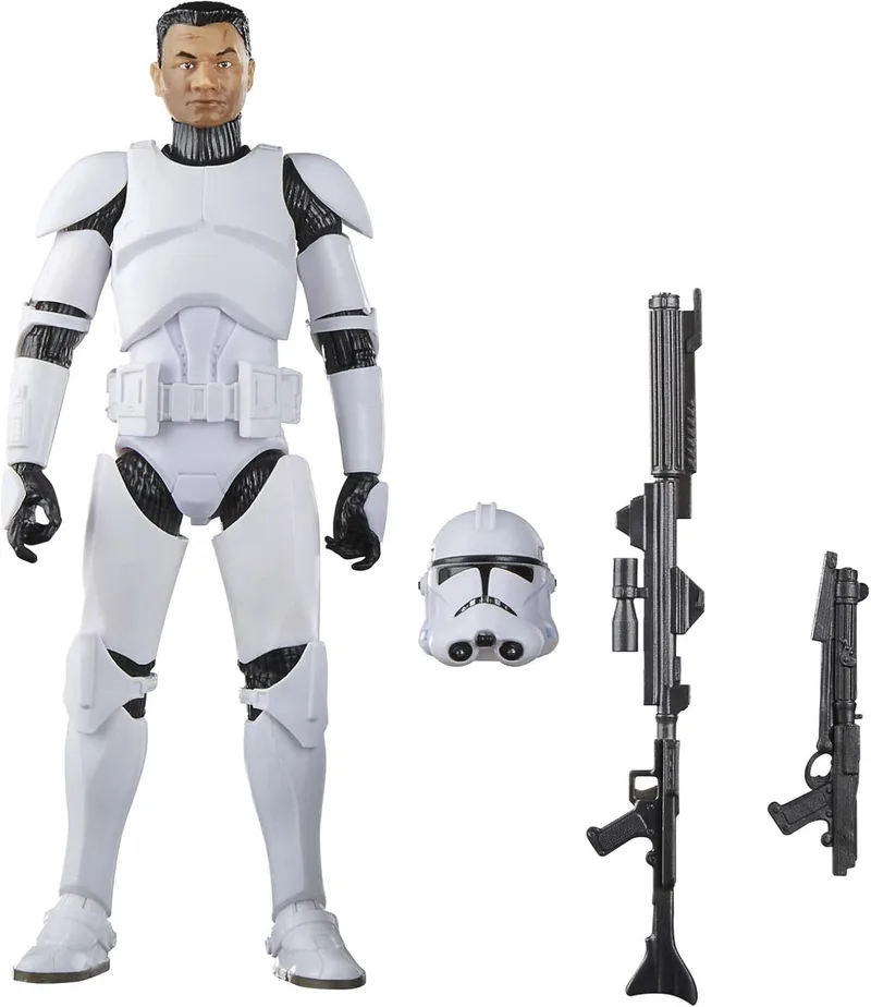 Star Wars ▫️ Hasbro The Black Series - Soldado Clone Fase II - : The Clone Wars - Boneco de ação de 15 cm