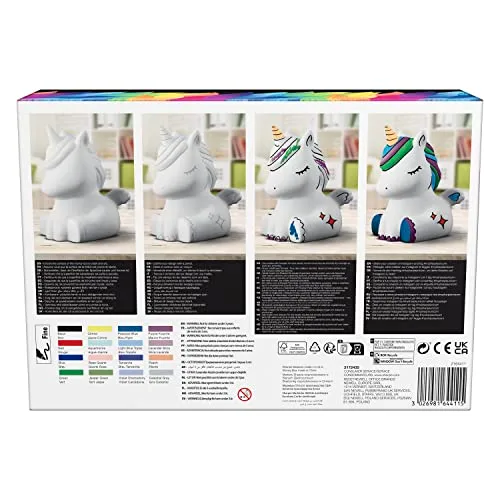 Sharpie ▫️ Conjunto de presente com marcadores permanentes, mealheiro em forma de unicórnio e marcadores, ponta fina, sortido de cores Mystic Gem, 16 unidades, presentes com tema de unicórnio para meninos e meninas 7