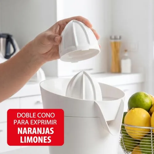 KUKEN ▫️ Espremedor de Laranjas Elétrico de 40 W, Sumo Diretamente para o Copo, Compacto 3