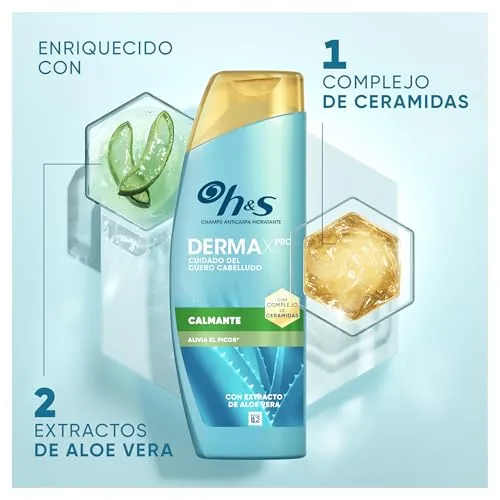 Procter & Gamble ▫️ H&S DermaXPro Champô Calmante Anticaspa para Comichão no Couro Cabeludo 6x300 ml 4