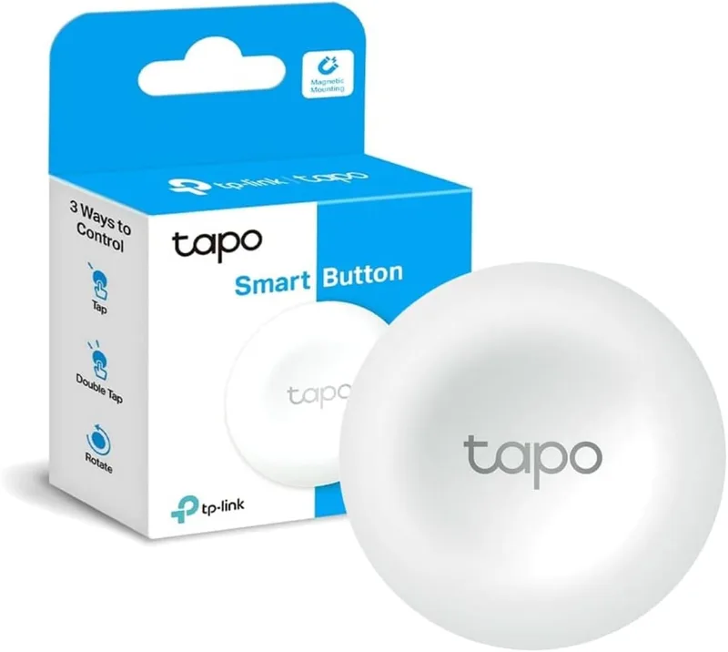 Tapo ▫️ Tampa S200B: Botão Inteligente, Ações Personalizadas, Requer Hub