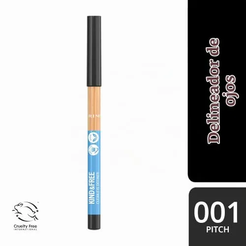 Rimmel London ▫️ Delineador de olhos Kind & Free 001 Pitch Black, 0,03 OZ 2