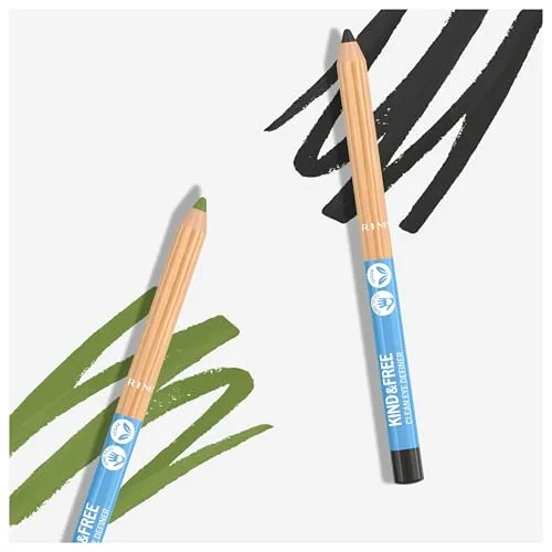 Rimmel London ▫️ Delineador de olhos Kind & Free 001 Pitch Black, 0,03 OZ 4