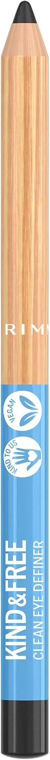 Rimmel London ▫️ Delineador de olhos Kind & Free 001 Pitch Black, 0,03 OZ