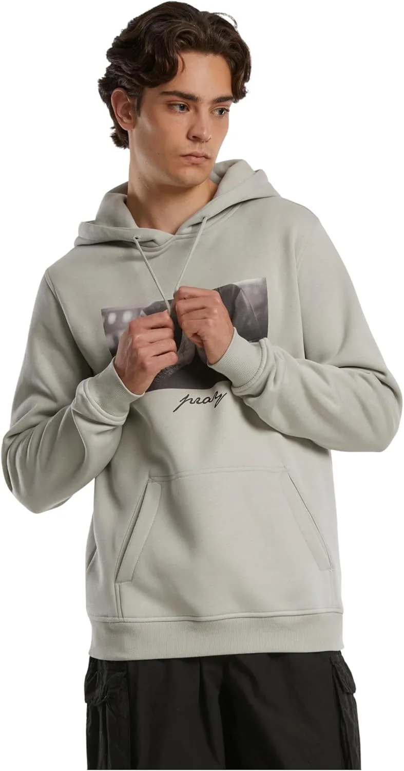 Mister Tee ▫️ Moletom com capuz manga comprida, para homem, com estampado na frente, capuz com cordão, bolso frontal, estilo urbano, várias cores, tamanhos XS - 5XL