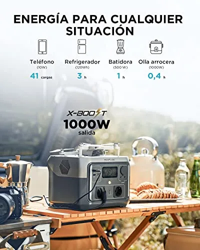 EF ECOFLOW ▫️ Estação de energia portátil ECOFLOW RIVER 2 MAX 512 Wh, Gerador solar 2