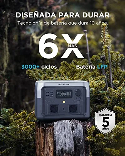 EF ECOFLOW ▫️ Estação de energia portátil ECOFLOW RIVER 2 MAX 512 Wh, Gerador solar 4