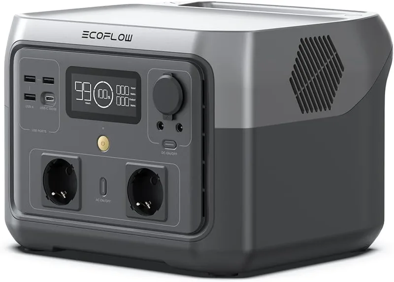 EF ECOFLOW ▫️ Estação de energia portátil ECOFLOW RIVER 2 MAX 512 Wh, Gerador solar