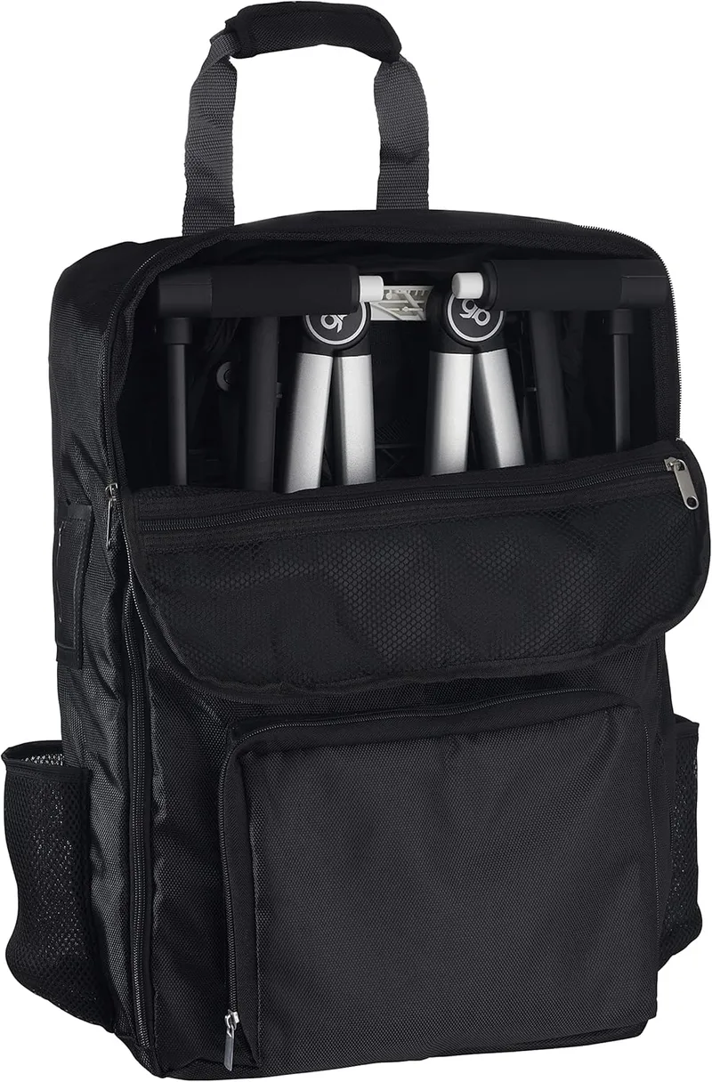 Birdee ▫️ Saco de viagem dobrável para carrinhos de bebé, compatível com todos os carrinhos de bebé GB Pockit, mochila durável para viagens aéreas, preto, mochila, compatível, viagem, exclusivo