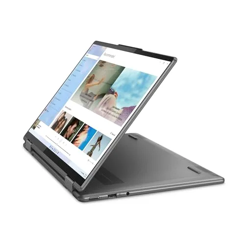Lenovo ▫️ Yoga 7 7.ª geração (14IAL7) - Computador tátil de 14" com ecrã OLED 2,8K a 90 Hz (Intel Core i7-1260P, 16 GB de RAM, SSD de 1 TB, Intel Iris Xe Graphics, Windows 11 Home) Cinzento, caneta, teclado QWERTY em português (82QE004FPG) 6