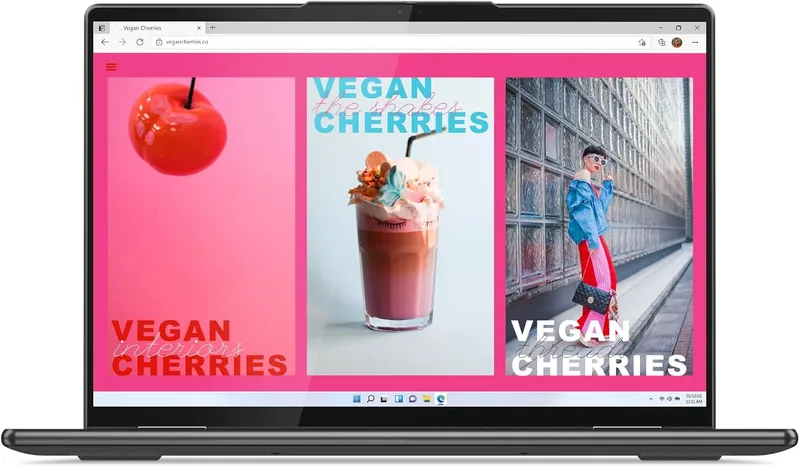 Lenovo ▫️ Yoga 7 7.ª Geração (14IAL7) - Computador tátil de 14" com ecrã OLED 2,8K a 90 Hz (Intel Core i7-1260P, 16 GB de RAM, SSD de 1 TB, Intel Iris Xe Graphics, Windows 11 Home) Cinzento, caneta, teclado QWERTY em português (82QE004FPG)