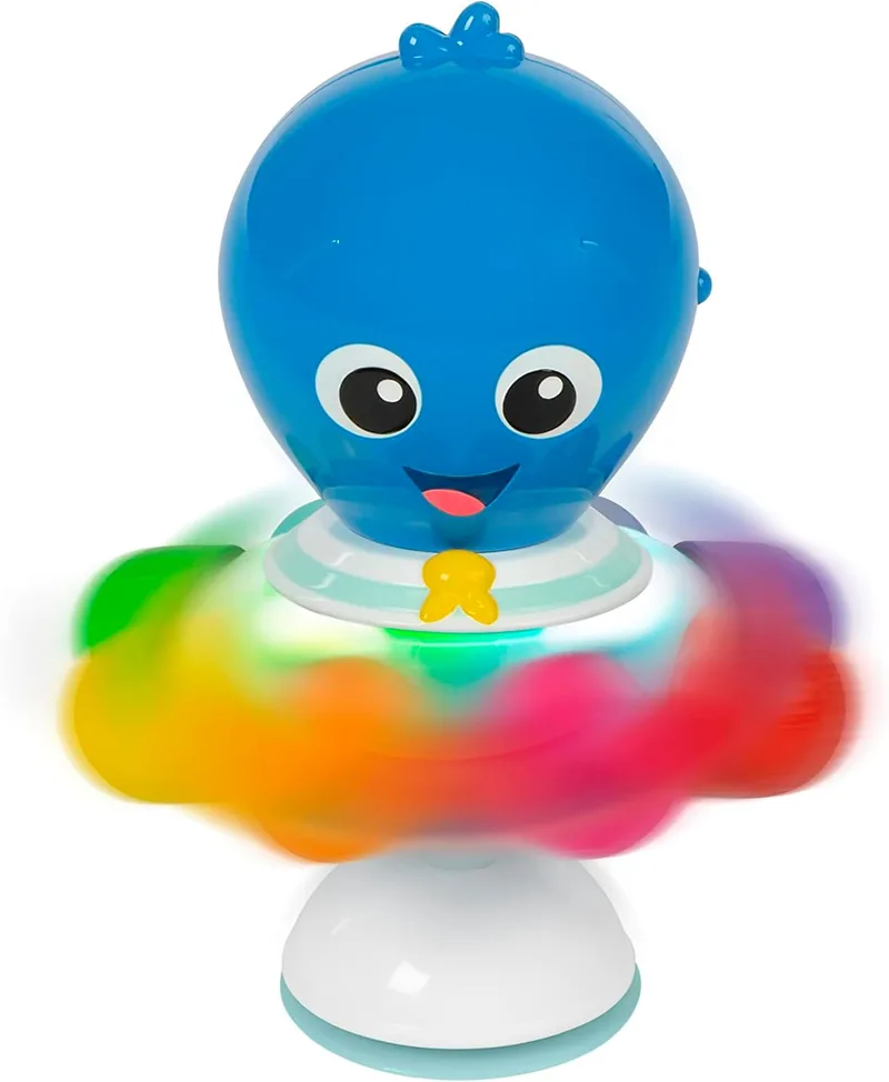 Baby Einstein ▫️ Ocean Explorers – Brinquedo de atividades Opus Spin & Sea para cadeira de alimentação ou assento elevatório, a partir dos 3 meses