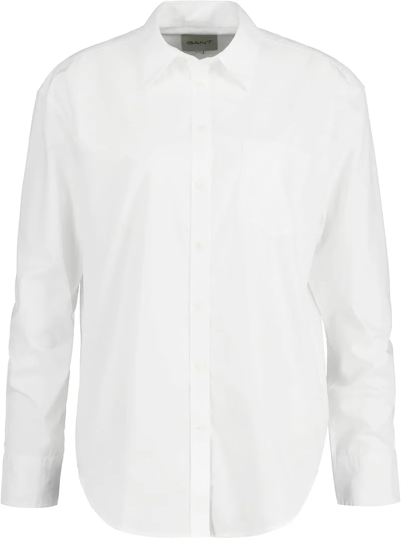 GANT ▫️ Camisa Rel Poplin - Camisas para mulher