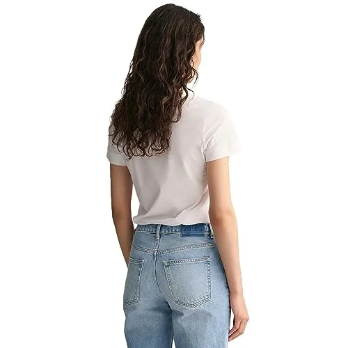 GANT ▫️ Camisola Reg Shield SS para mulher 2