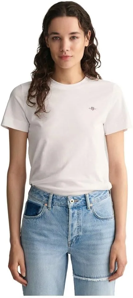 GANT ▫️ Camisola Reg Shield SS para mulher