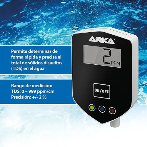 ARKA ▫️ Medidor de TDS em linha - para osmose, condutividade e qualidade 6