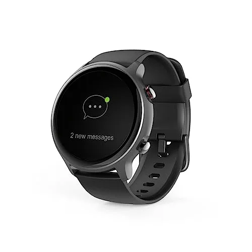 Hama ▫️ Relógio inteligente com GPS (Smartwatch resistente à água, função de despertador, até 14 desportos diferentes, contador de passos, frequência cardíaca, relógio desportivo) Preto 6