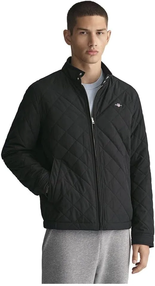 GANT ▫️ Casaco impermeável acolchoado para homem, Evening Blue