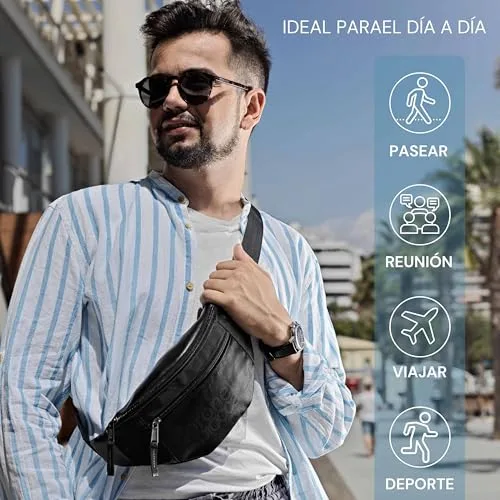 Coronel Tapiocca ▫️ Bolsas de cintura para homem - Bolsa de cintura casual e multifuncional para homem 2
