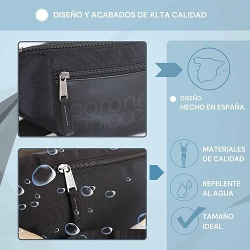 Coronel Tapiocca ▫️ Bolsas de cintura para homem - Bolsa de cintura casual e multifuncional para homem 5