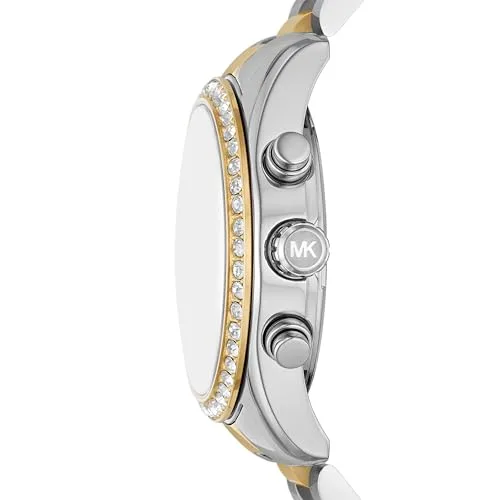 Michael Kors ▫️ Relógio Lexington para senhora, movimento cronógrafo de quartzo com bracelete em aço inoxidável 2