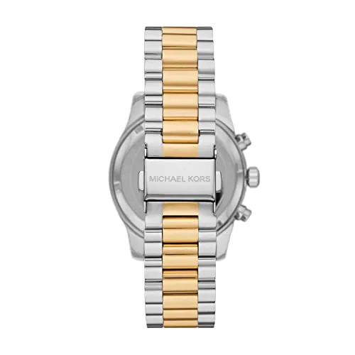 Michael Kors ▫️ Relógio Lexington para senhora, movimento cronógrafo de quartzo com bracelete em aço inoxidável 3