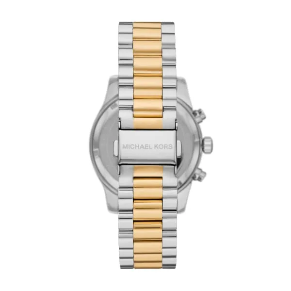 Michael Kors ▫️ Relógio Lexington para senhora, movimento cronógrafo de quartzo com bracelete em aço inoxidável 4