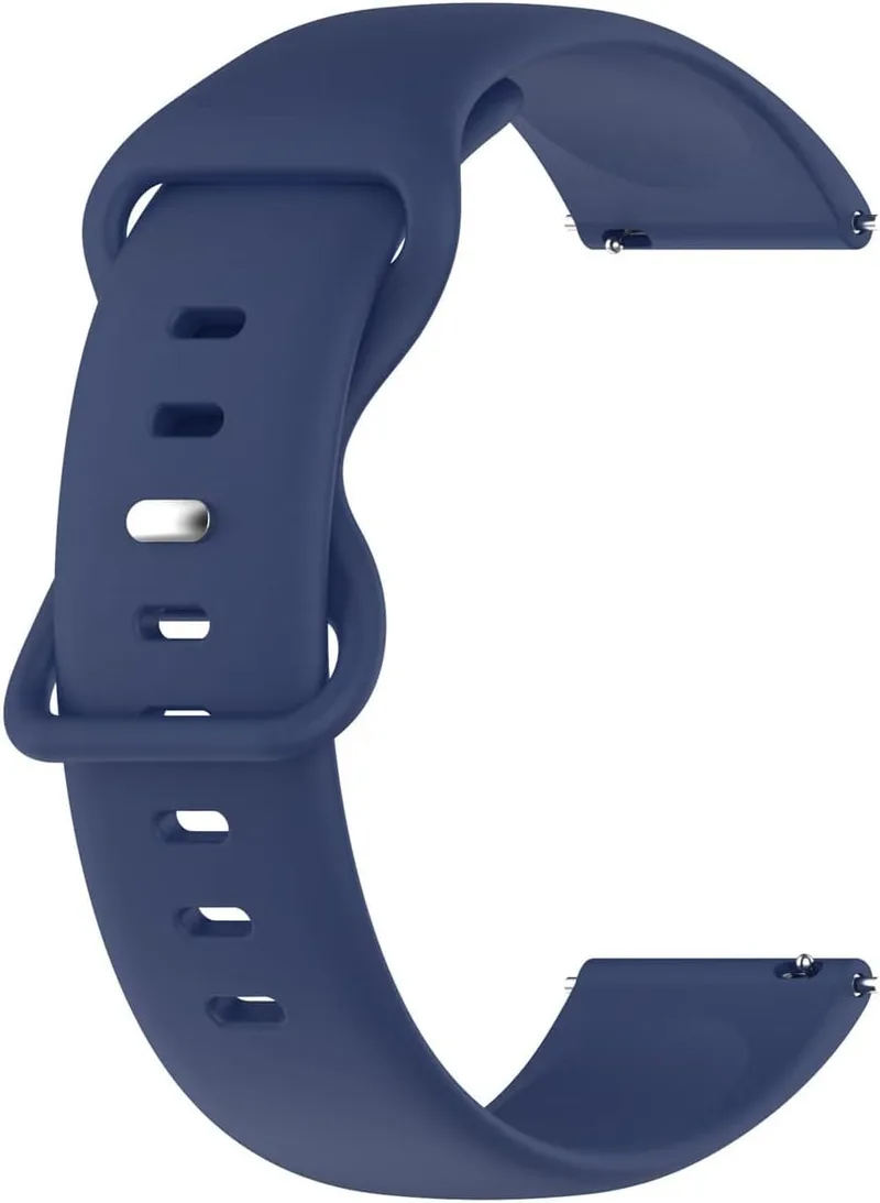 Alienwork ▫️ Bracelete de relógio Bracelete de relógio de silicone leve e macia à prova de água com barra de mola de libertação rápida