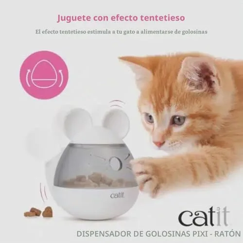 Catit ▫️ PIXI Distribuidor de petiscos para gatos, rato 4