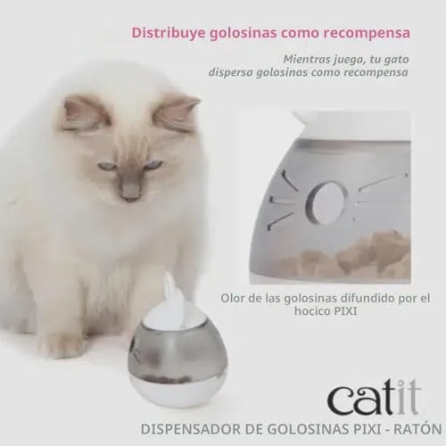 Catit ▫️ PIXI Distribuidor de petiscos para gatos, rato 5