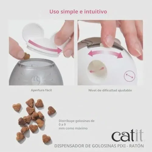 Catit ▫️ PIXI Distribuidor de petiscos para gatos, rato 6