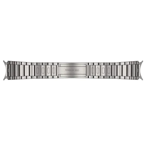 Samsung ▫️ Hochuen Link - Pulseira em titânio para o Galaxy Watch5 Pro | Desenhada, cor prateada 2