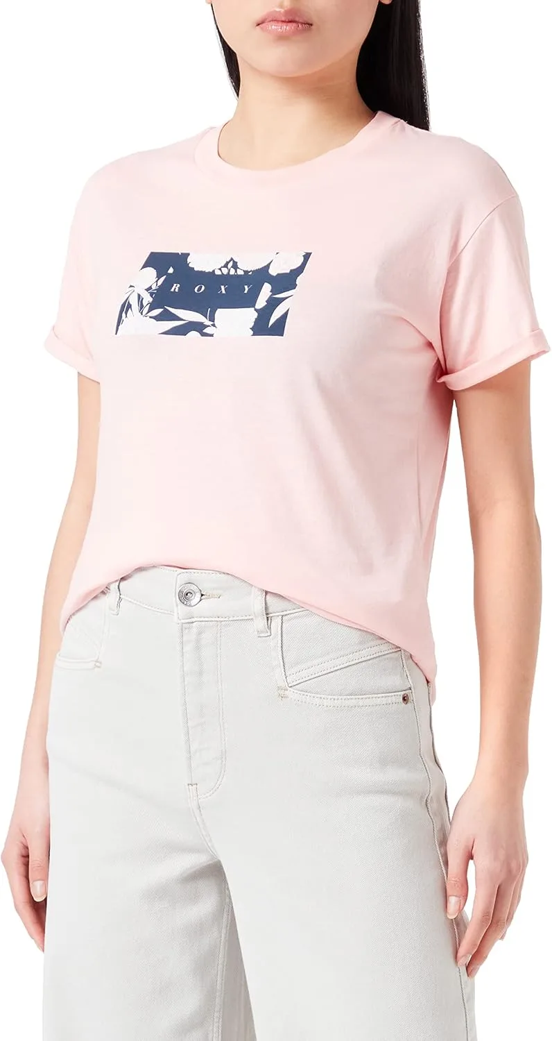 Roxy ▫️ T-Shirt de manga curta Women's Sparkle Evening Flowers